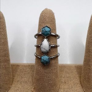 Turkish Delight Triple Band Ring